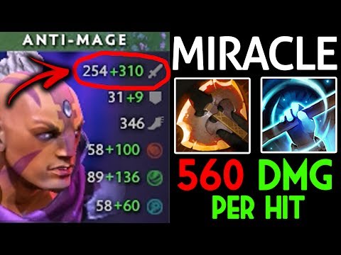 Miracle- Dota 2 [Anti Mage] He's Monster - 560dmg per hit