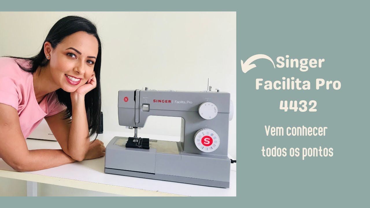 Singer Facilita Pro 4432 - TODOS OS PONTOS / Costureira Iniciante