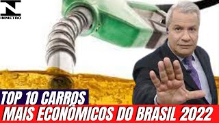 INMETRO DIVULGA A LISTA DOS TOP 10 CARROS FLEX MAIS ECONÔMICOS DO BRASIL EM 2022