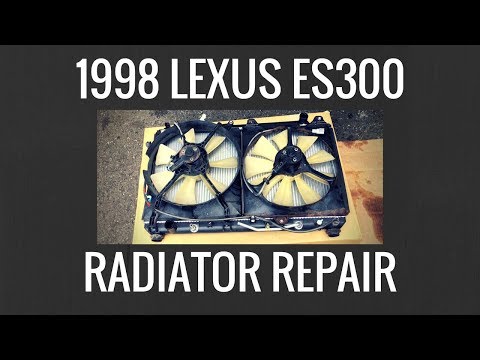 97-01 Lexus ES300 Toyota V6 Radiator Replacement