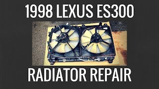 97-01 Lexus ES300 Toyota V6 Radiator Replacement
