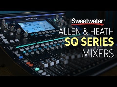 Allen & Heath SQ-5 48-Channel Digital Mixer/USB Interface 2017 - Present - Black image 2