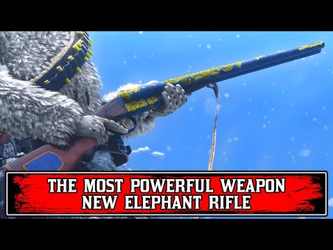 Part of a video titled New ELEPHANT RIFLE! Is it Worth Buying? Red Dead Online ...