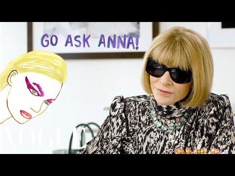 Anna Wintour on Euphoria's Makeup, Instagram and Matching Outfits | Go Ask Anna | Vogue