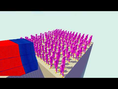 100x KISSY MISSY + GIANT vs EVERY GOD - Totally Accurate Battle Simulator TABS