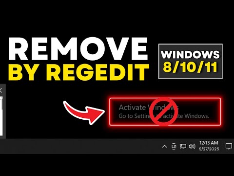 How to Remove Activation Windows Watermark (8/10/11)