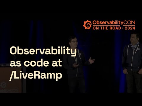 How to Achieve Observability as Code with Grafana | LiveRamp at ObservabilityCON on the Road 2024