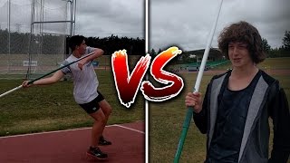 1v1v1: Javelin Competition! (Athletics Challenge)