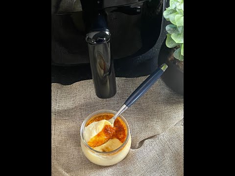 Recette des crèmes aux œufs dans l'air fryer
