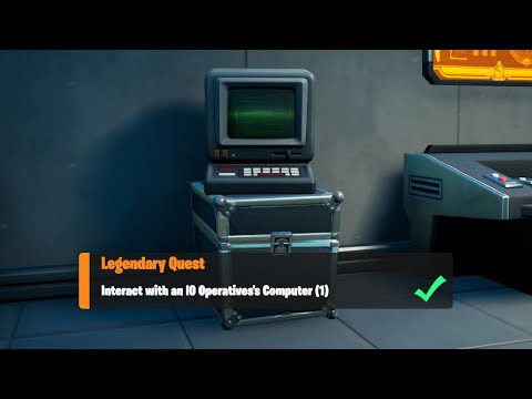 Interact with an IO Operatives's Computer (1) - Fortnite Week 8 Legendary Quest