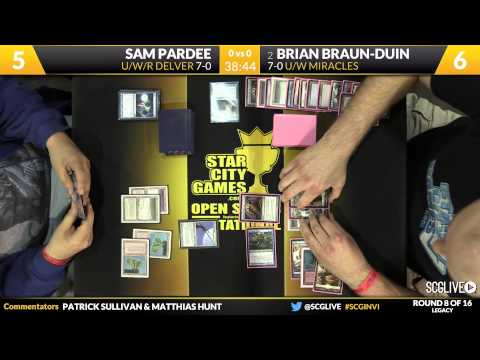 SCGINVI - Invitational - Round 8 - Brian Braun-Duin vs Sam Pardee