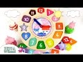 Peppa Pig Wood Puzzle Clock Peppa TV Channel