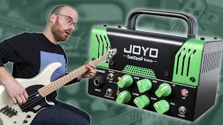 Video thumbnail for The Badass Little Lunchbox For Bass! - Joyo Bantamp Badass Bass Amp [Demo] by Patrick Hunter