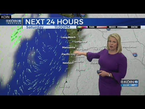 11 p.m. Friday evening forecast KOIN 6 News March 15, 2019