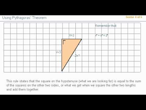 Using Pythagoras' Theorem