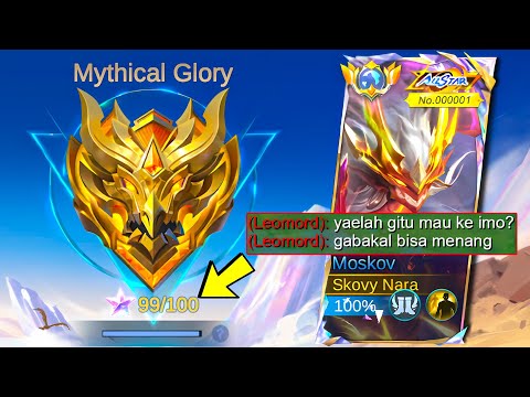 Global Moskov -1 Star Menuju Immortal !! Musuh 8x Dapat Lord!? Hard Game Bikin Merinding!! ~ MLBB