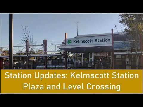 Kelmscott Station Update: Plaza and Level Crossing