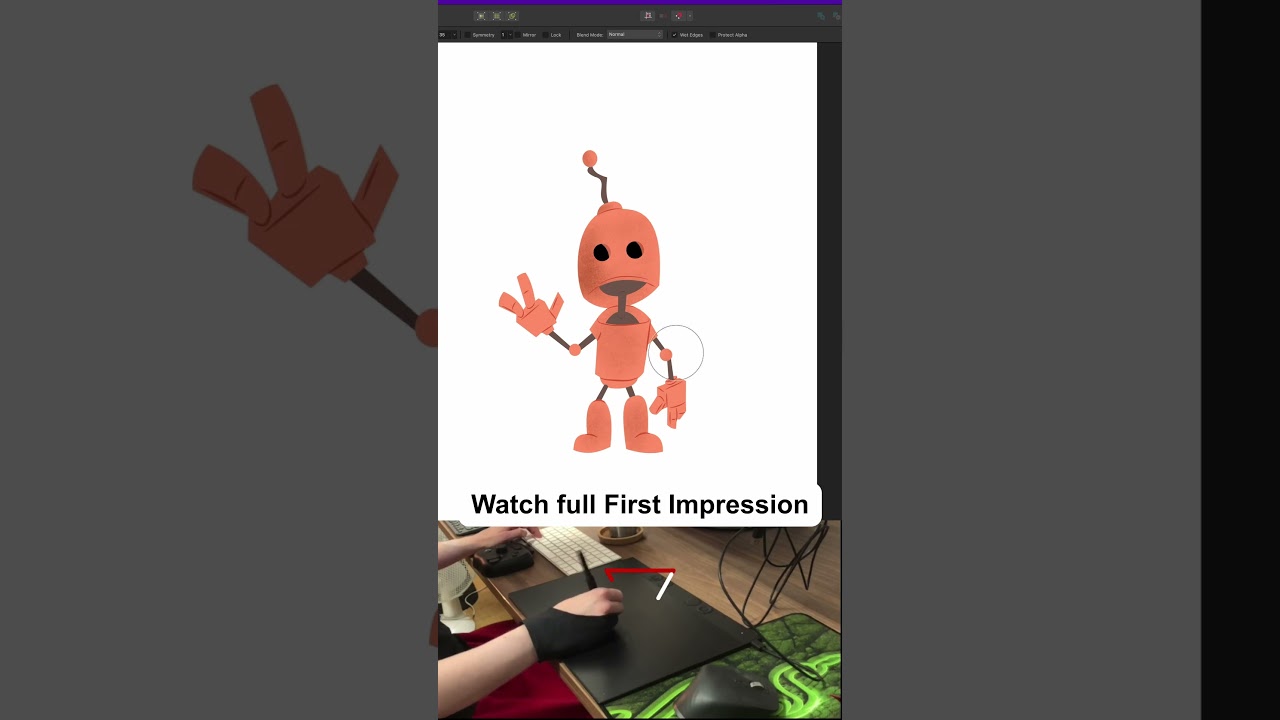 Cute Robot Vector Art in Affinity Designer 🤖
