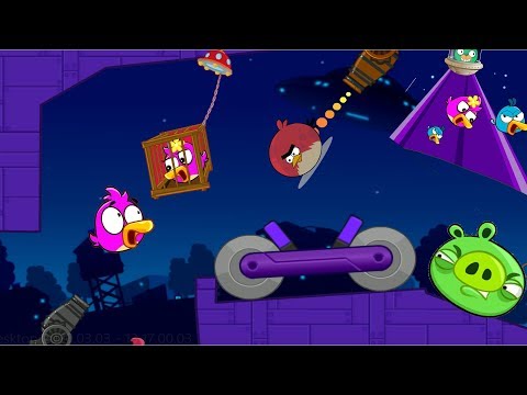 Angry Birds Collection Hacked 4 - HIT PIGGIES AFTER FORCING THE PIGGIES TRUCK TO MAGNET!