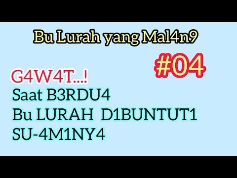 Aneh!!! Meski Lagi Sedih Bu Lurah Tetap M1NT4  