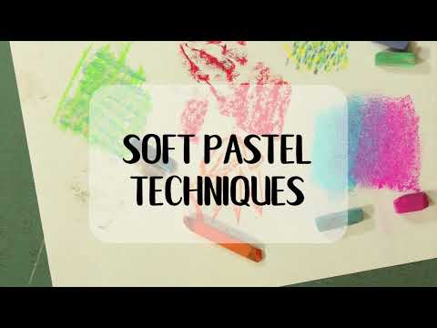 Soft Pastel Techniques-  How to use soft pastels video | Welcome to Nana's