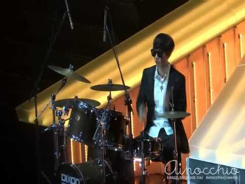 130222 Super Junior-M Fan Meeting In Taipei Eunhyuk Play The Drum