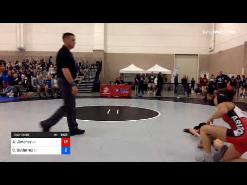 85 Lbs Semifinal Audrey Jimenez Team Arizona Vs Crystal Gutierrez Team Wisconsin