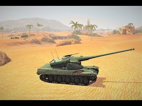 AMX 50 B: 5900 damage , 2 kill's - WOT BLITZ  French heavy tank 🇫🇷