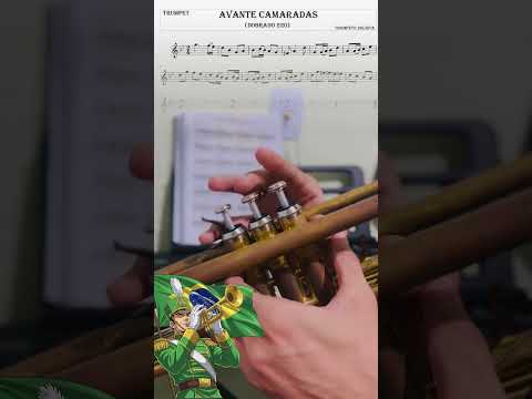 Avante Camaradas (Dobrado 220) - Trompete em Sib! #partituras #trompete #dobrado #sheetmusic #music