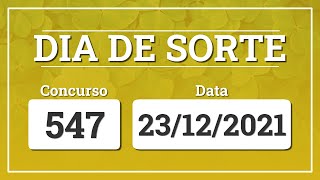 Capa de DIA DE SORTE 547