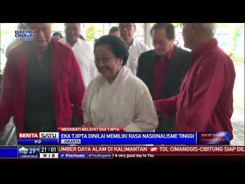 Datangi RSPAD Gatot Subroto, Megawati Melayat Eka Tjipta Wijaya