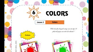 Unit 6 - Colors - Letter Ff | Tiếng Anh khởi đầu 1