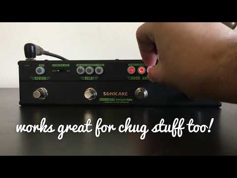 SONICAKE SonicBar RockStage 80s Classic Arena Rock Guitar Multi Effects Pedal(Shipping from US local warehouse) image 8