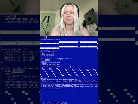 coding dance music in #strudel !!!!!