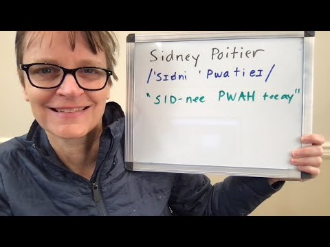 How to Pronounce Sidney Poitier (American Actor)