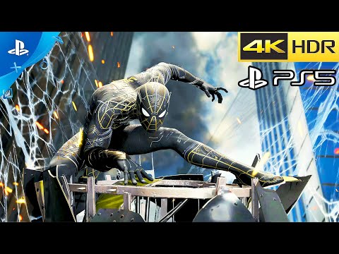 Spider-Man No Way Home Suits PS5 Gameplay 4K HDR 60FPS - Spider-Man Remastered PS5