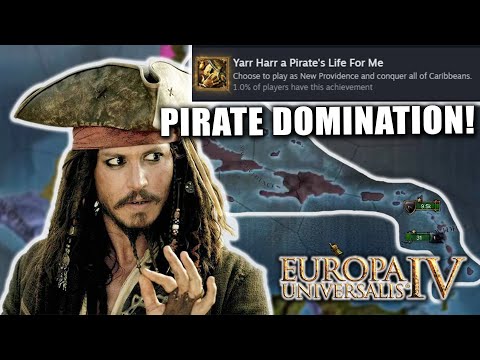 Pirate Republics are OP! - EU4 Yarr Harr a Pirate's Life For Me Achievement