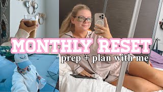 MONTHLY RESET | Prep + Plan For The Upcoming Month With Me!