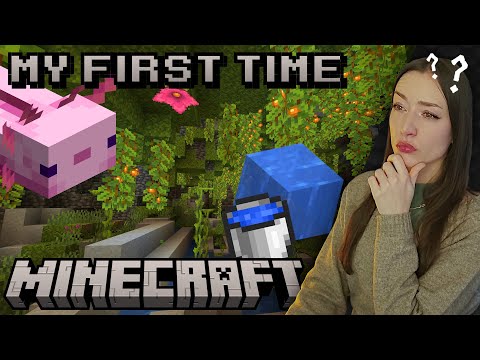 1st Playthrough · New Friend & Studying Water Physics · MINECRAFT [16]
