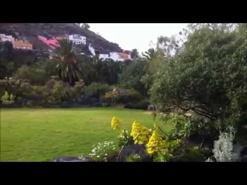 Jardim botânico Viera y Clavijo e casa vendida nas Ilhas Canárias