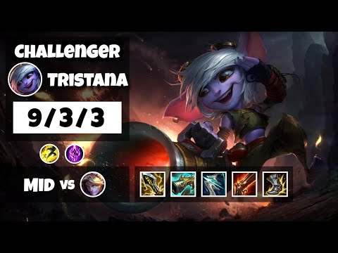 Tristana vs Ezreal EU Challenger MID (9/3/3) - v11.11