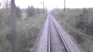Поездка в кабине машиниста, в реальном времени, по маршруту Узуново-Макеево.