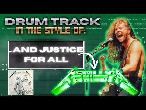 🥁 Metallica Style Drum Track 176 BPM | Free WAV Download