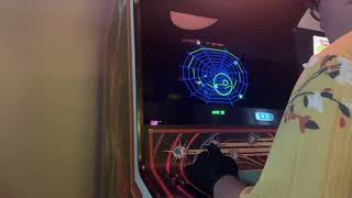 Atari Black Widow 570225 points at Arcade club Bury #arcade #retrogaming #blackwidow