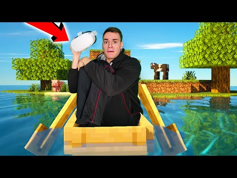 PLAYING MINECRAFT IN VIRTUAL REALITY!  (MINECRAFT VR)