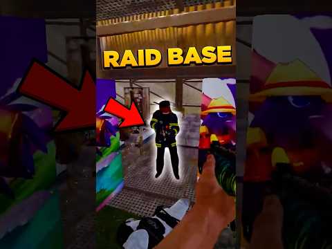 Going DEEP on a Raid Base 😈  #qaixx #rust #shorts