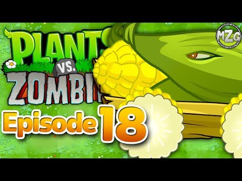 Plants vs. Zombies Gameplay Walkthrough - Episode 18 - Cob Cannon! Survival Day (Hard)!