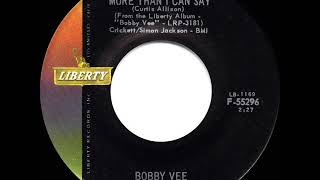 1961 Bobby Vee - More Than I Can Say
