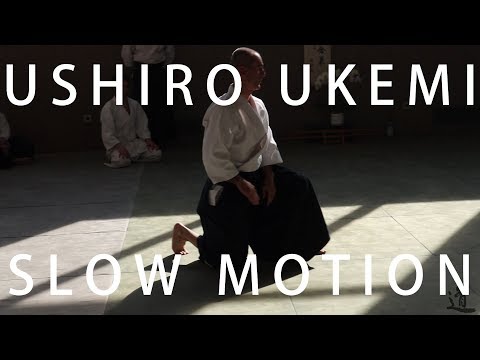 USHIRO UKEMI - slow motion - TRADITIONAL AIKIDO EUROPE