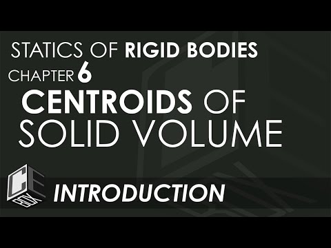 Statics of Rigid Bodies Chapter 6 Centroids of Solid Volume Introduction (PH)